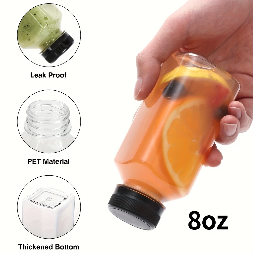 Plastic Bottles With Juice Containers With Lids For - Temu