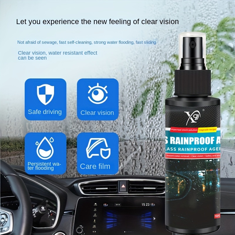 Auto Glass Film Coating Agent Waterproof Rainproof Spray Anti-fog,  Windshield Glass Window Car Agent Anti-fog Rainproof Coat