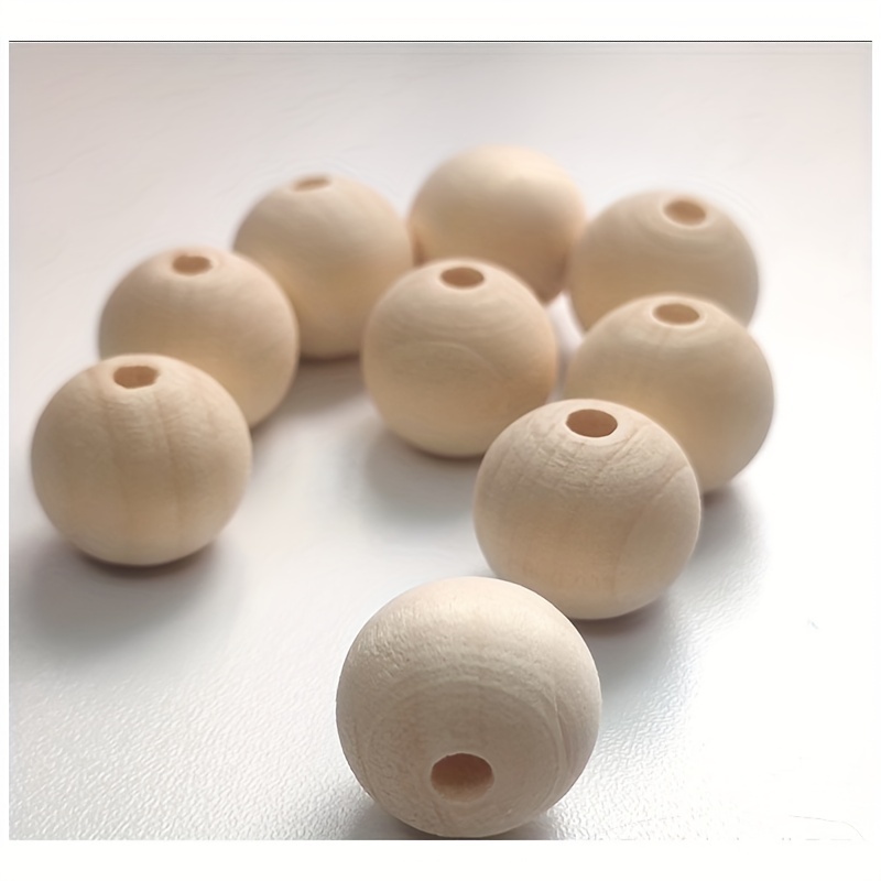 Ccb Single Hanging Large Hole Round Beads For Jewelry Making - Temu