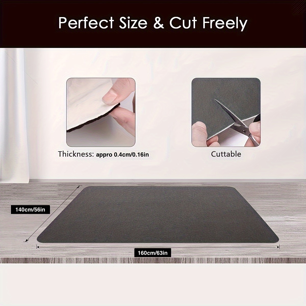 Office Chair Mat For Hardwood Tile Floor Computer Gaming - Temu