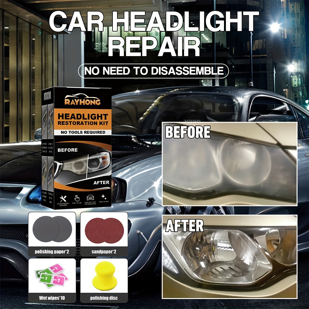 1 Piece Car Headlight Repair Kit | Polishing & Refurbishment | Increase Brightness | Our Store