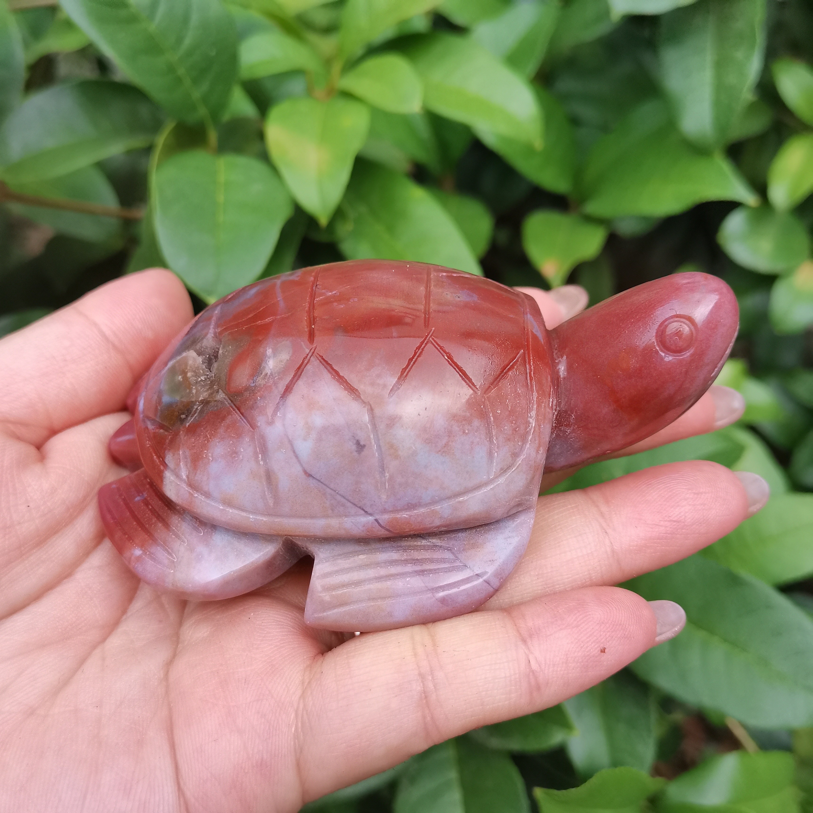 Mini Crystal Carving Turtle Ornament for Decoration