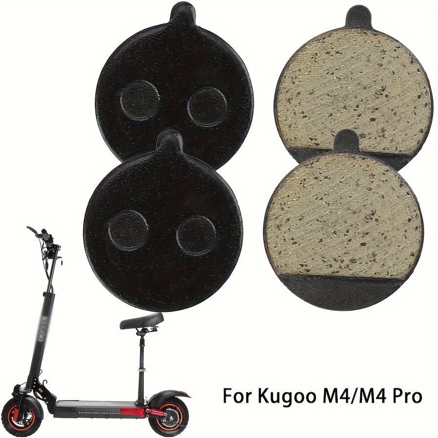 

4pcs Electric Skateboard Brake Parts, Suitable For Kugoo M4/m4 Pro Electric Skateboards Brake Pads - Semi-metal