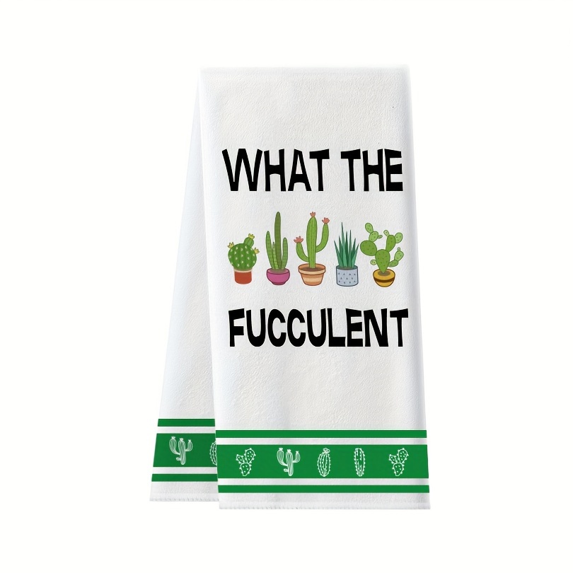 Funny Kitchen Towels, Plant Lover Gifts for Women Gardener, Plant Lady Mom  Gifts, Housewarming, Friend Birthday Gift, Succulent Cactus Plant Gifts 