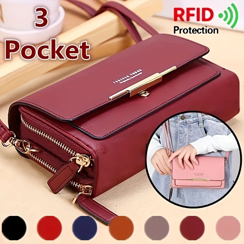 Small Credit Card Bag For Women, Multi Functional Kiss Lock Wallet, Fashion  Zipper Coin Purse - Temu
