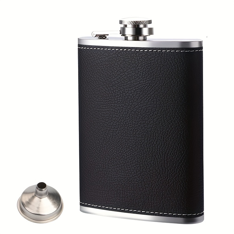 Can Customized 304 Stainless Steel Hip Flask Open The Bra 6 Oz Food Grade  Portable Flask Alcohol Vodka Whisky Outdoors Drinkware - Hip Flasks -  AliExpress