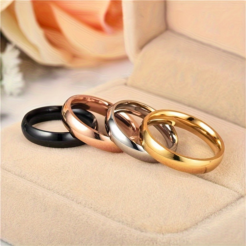 Stainless steel finger deals rings