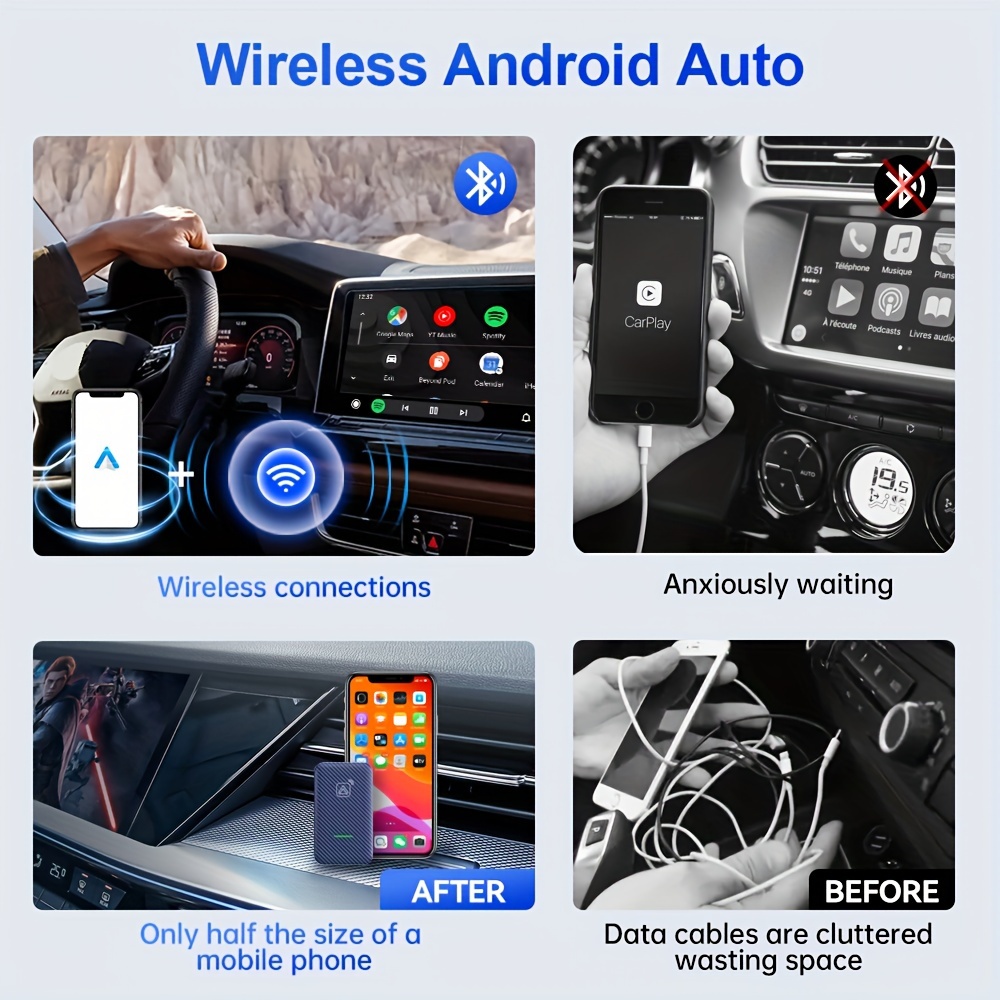 Wired Android Auto Wireless Android Auto - Mobile Phone Adapters