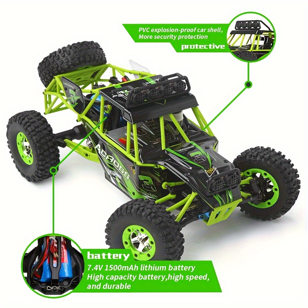 2.4G Electric Remote Control Car Toy 1: 8 Big Rock RC Car 4X4 High