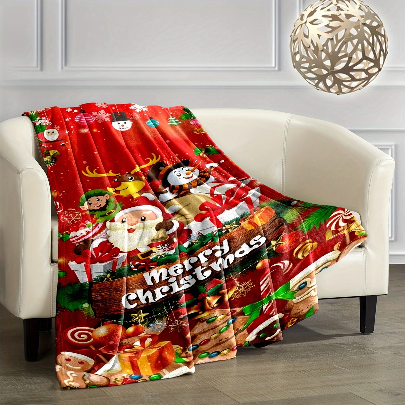 Throw Blanket Christmas Fleece Blanket Soft Warm Bed Couch Movie Watching  Blanket for Women Men Kids Cozy Flannel Blanket and Throws for All Seasons