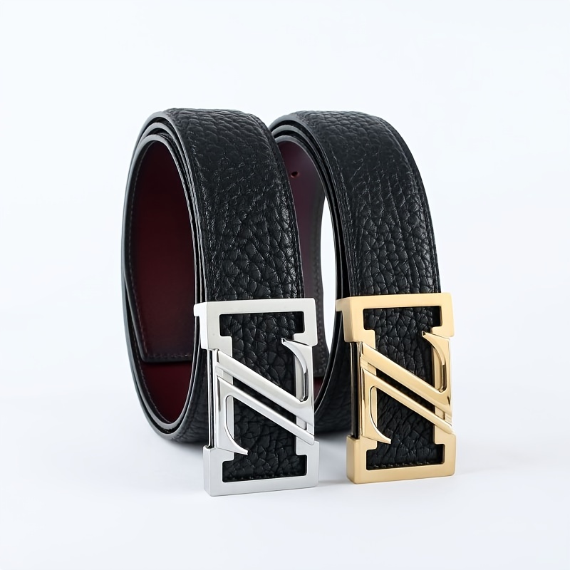 High Quality K Letter Smooth Buckle Men Designer Belts Luxury