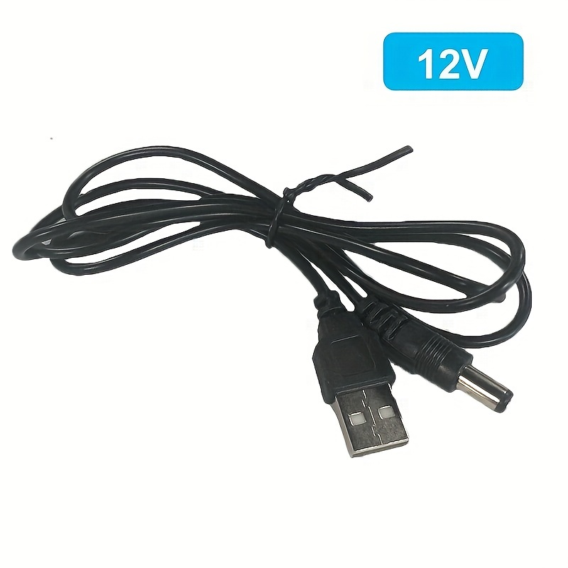 USB 5V Step Up 12v DC Power Boost Charging Cable Module 1M Jack 5.5mm x  2.1mm