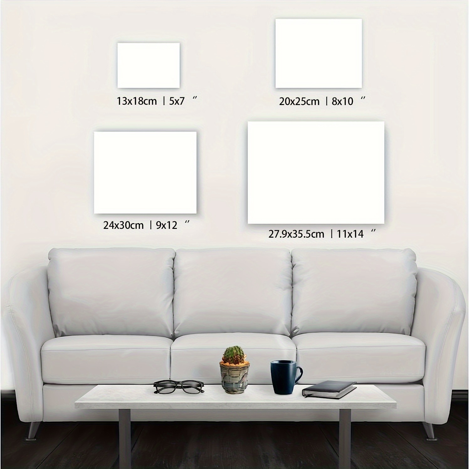 Canvas Panels Canvas Boards for Painting (8x10 Canvases - 20 pcs Value  Pack)