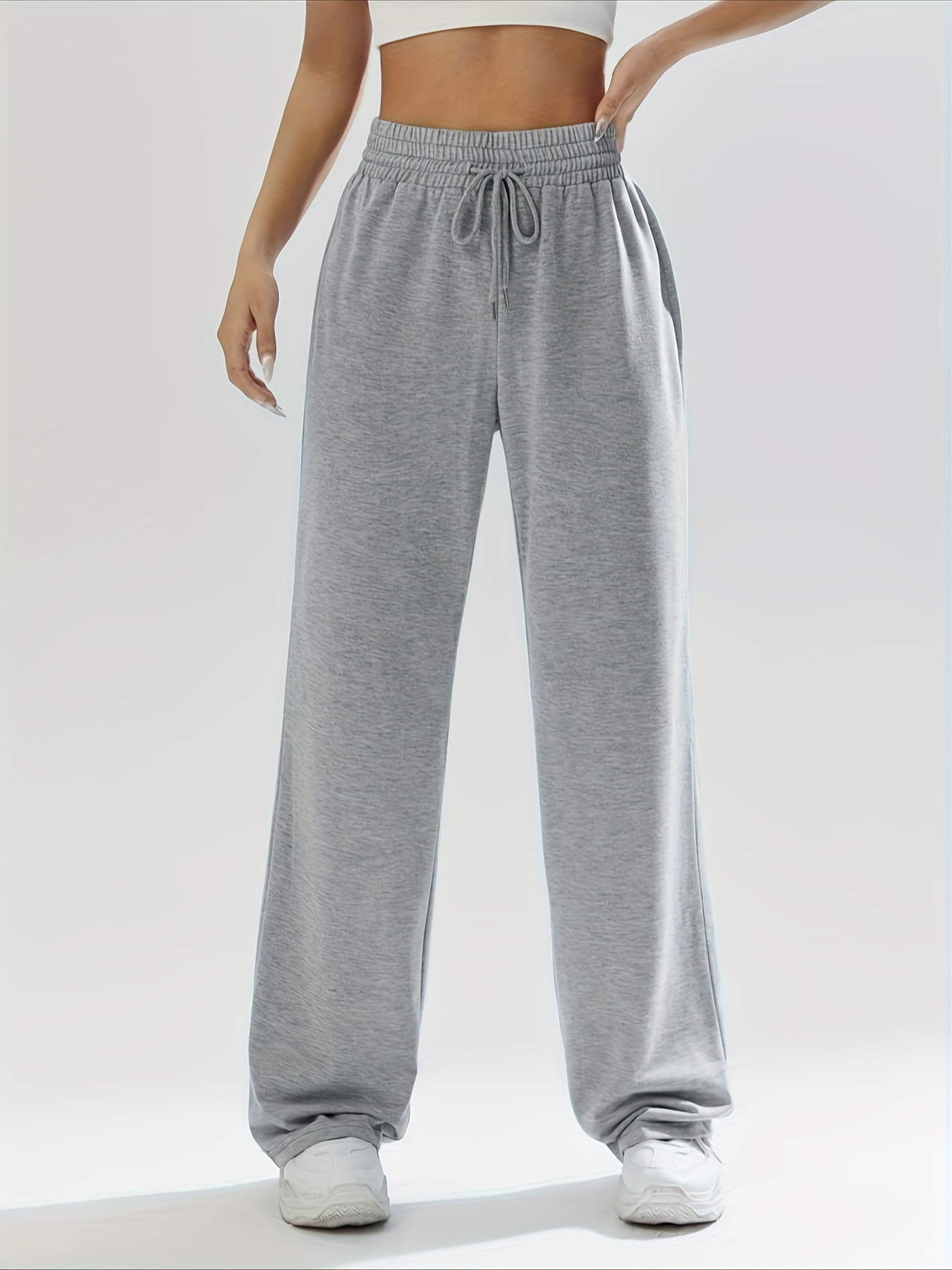  Jeans for Women Women's Pants Slant Pocket Jogger Jeans SUANQ  (Color : Light Grey, Size : Large) : Clothing, Shoes & Jewelry