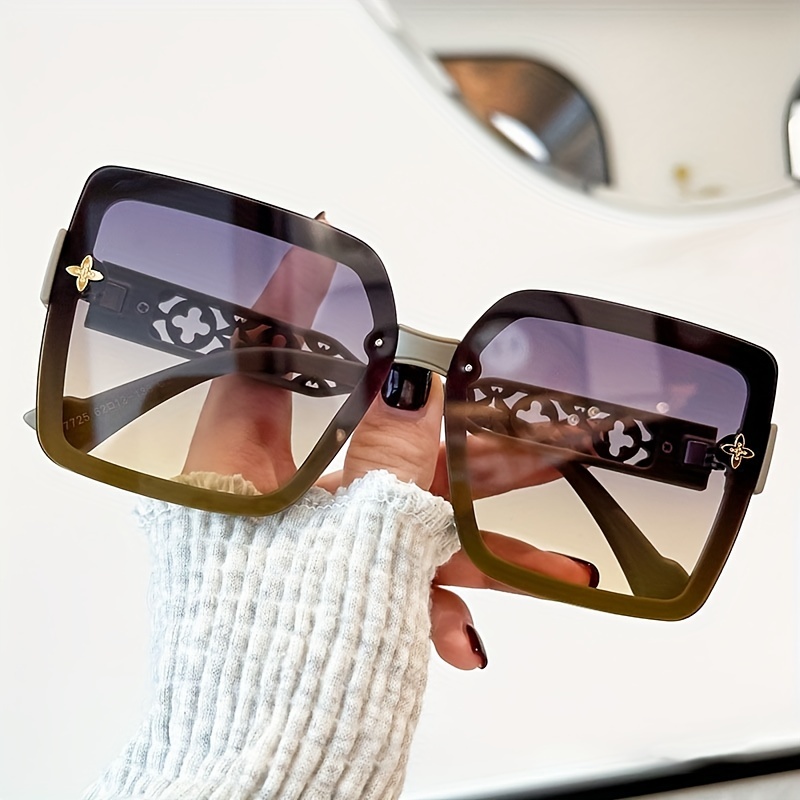 Large Square Sunglasses Gradient Glasses UV400