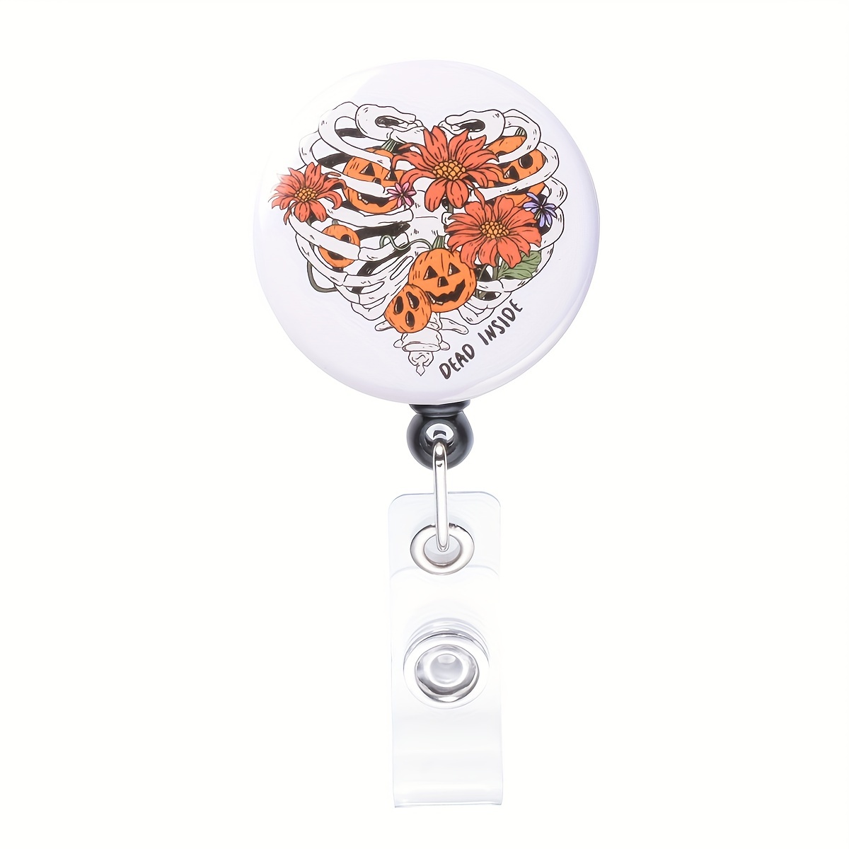 Funny Halloween Retro Ghost Badge Reel With Alligator Clip Creep It Real  Holiday Decorations Retractable Id Clip Rn Er Lpn Nurse Teacher Students  Office Worker Name Tag Badge Clip - Temu