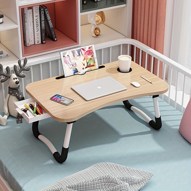 Mesa plegable para ordenador portátil, bandeja para cama de picnic, lectura  de aperitivos, sofá, mesa de trabajo - AliExpress