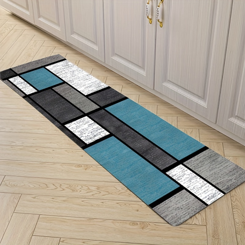 Geometric Pattern Kitchen Rugs, Absorbent Non Slip Cushioned Rugs, Stain  Resistant Waterproof Long Strip Floor Mat, Comfort Standing Mats, Living  Room Bedroom Bathroom Kitchen Sink Laundry Office Area Rugs Runner, Home  Decor 