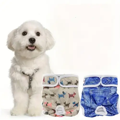 Cute Strap Physiological Pants Pet Dog Sanitary Shorts Washable Diaper  Safety Menstruation Underwear Puppy Panties
