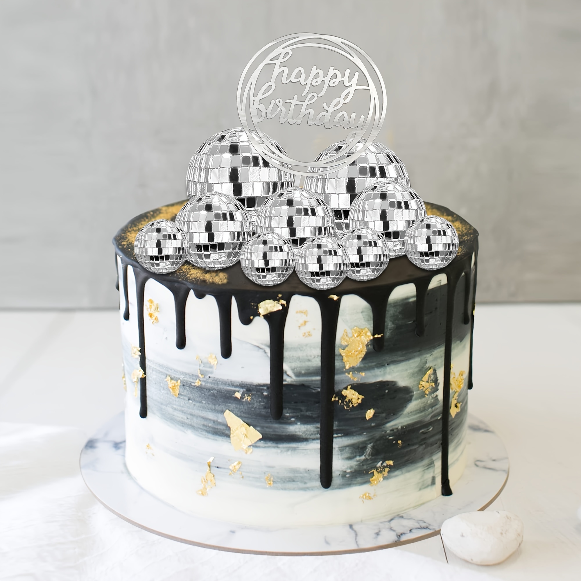 5pcs/lot Wedding Cake Toppers Birthday Cake Decoration Edible Cake