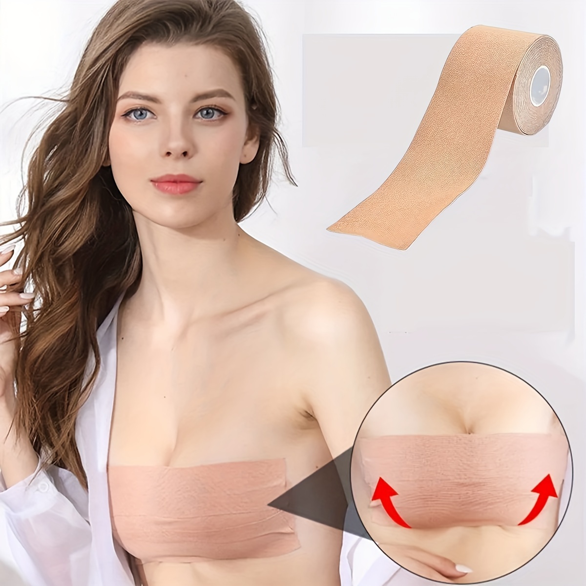 1pc Silicone Self-adhesive Medical Breathable Bra Push Up Pads