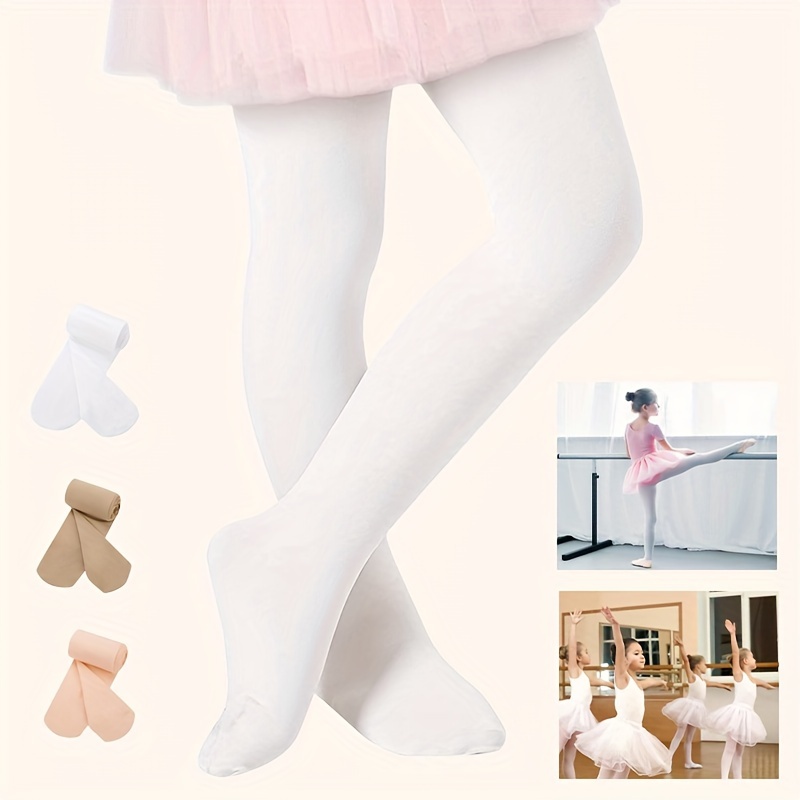 Stretchy Dance Socks Girls Comfortable Leggings Kids' - Temu