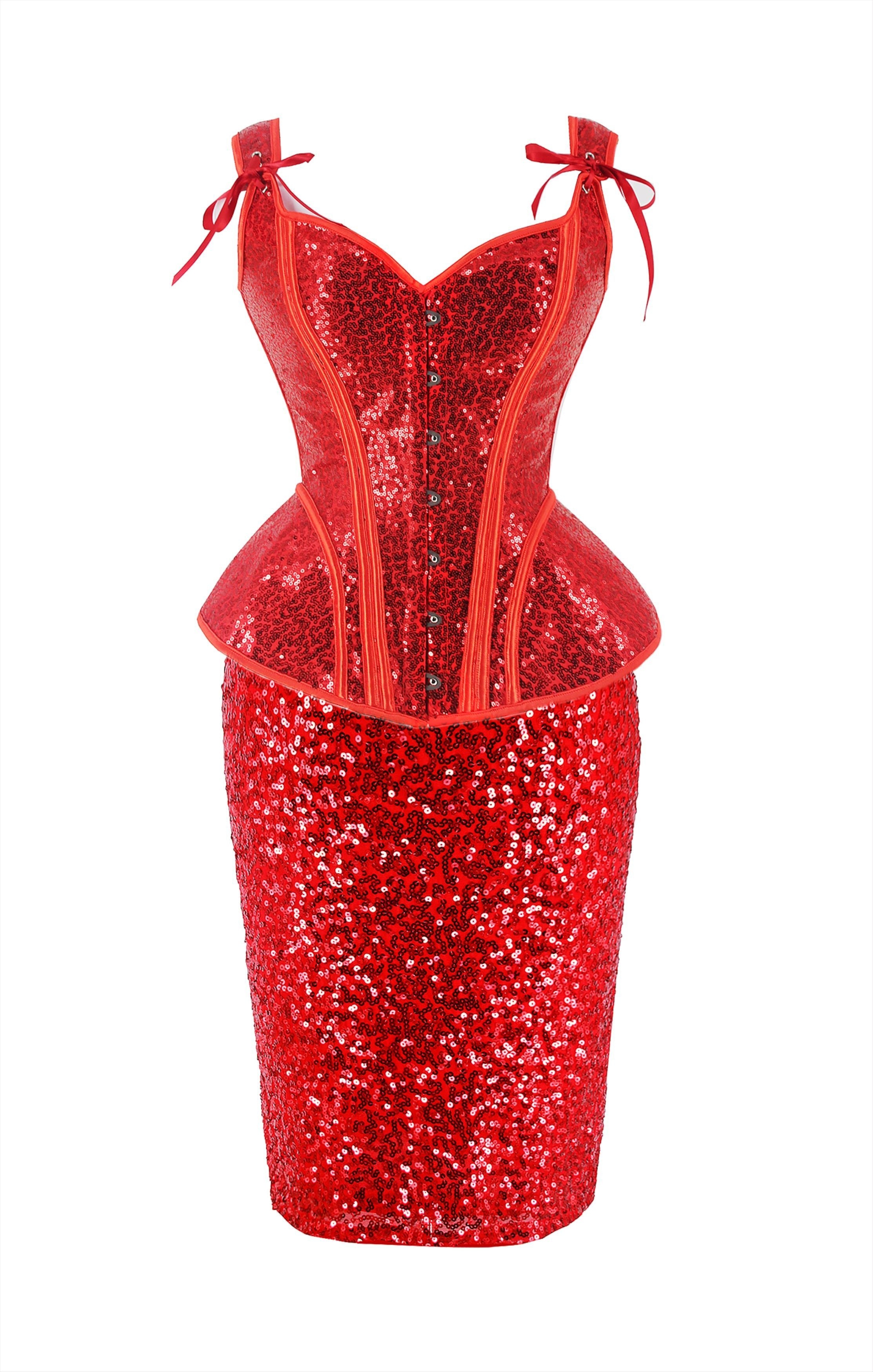 Red Sequin Corset