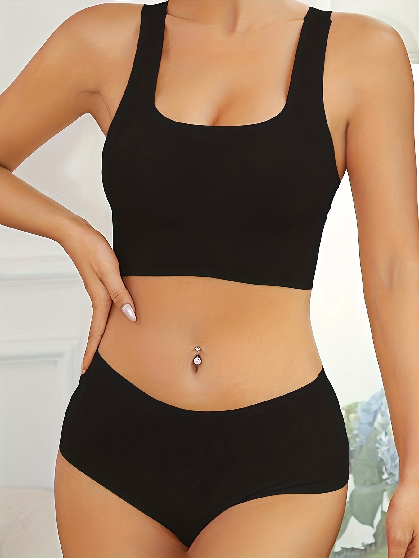 Women's Solid Color Large Size Seamless Underwear Bra Tan Sports Bra :  : Clothing, Shoes & Accessories