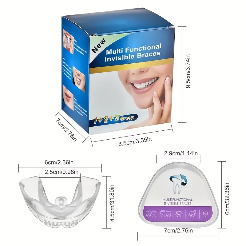  Mouth Guard for Grinding Teeth and Clenching Anti Grinding  Teeth Custom Moldable Dental Night Guard Dental Night Guards -4 Pack/One  Size : Sports & Outdoors