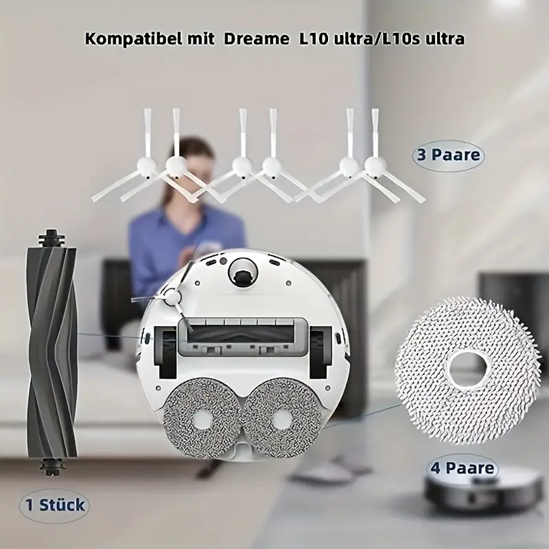Accessories Set For Dreame L10s Ultra 10 Ultra Robot Vacuum