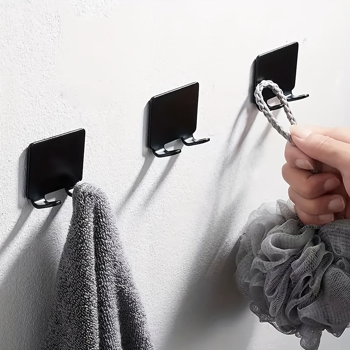 Bathroom Storage Punch Free Razor Holder Storage Hook Wall - Temu