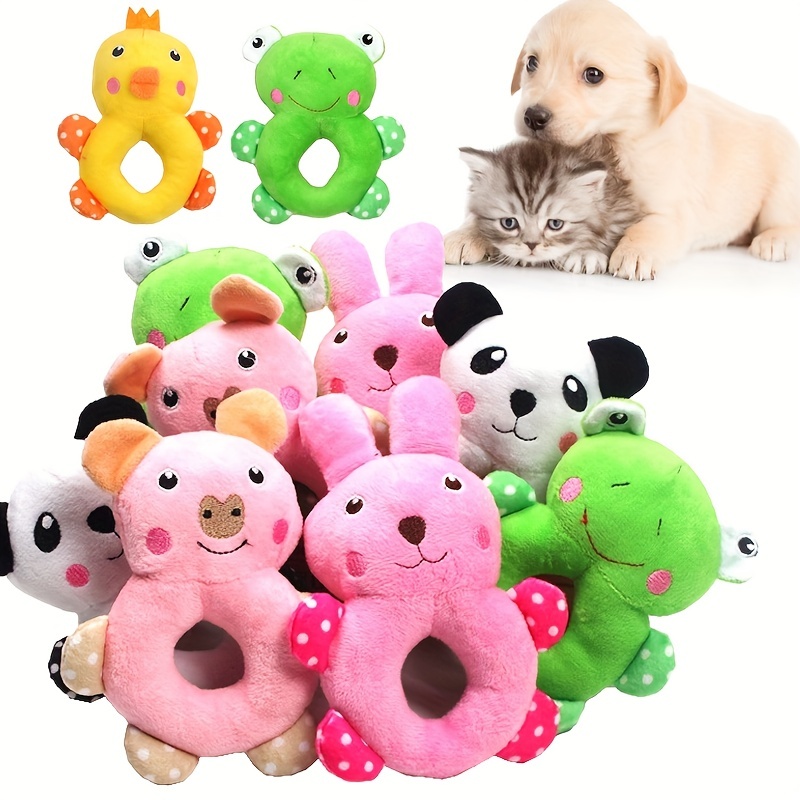 

1pc Interactive Plush Toy For Dogs And Cats - Durable And Cute Cartoon Design For Hours Of Fun And Playtime