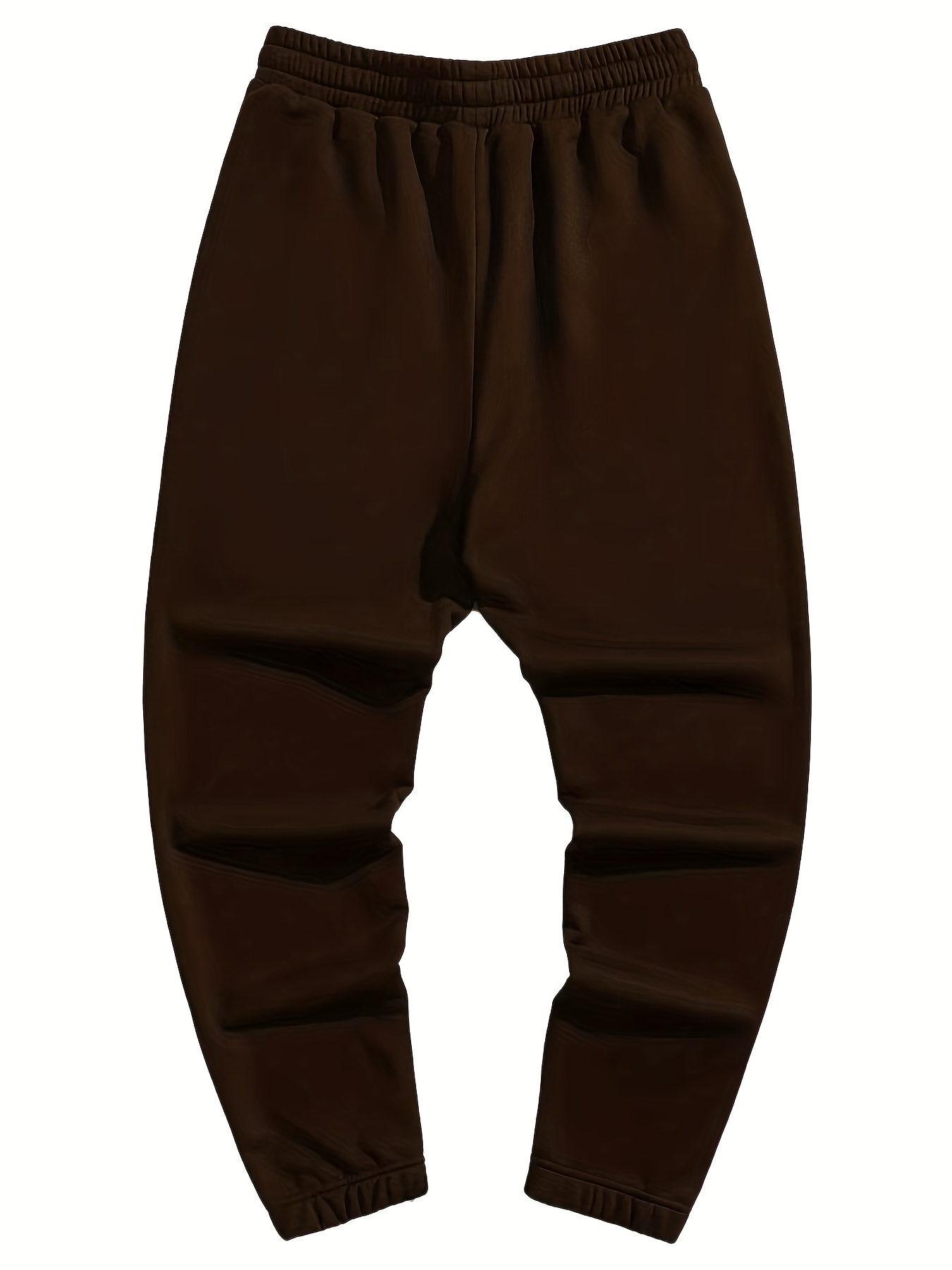 Yellow V Print Men's Drawstring Pocket Sweatpants