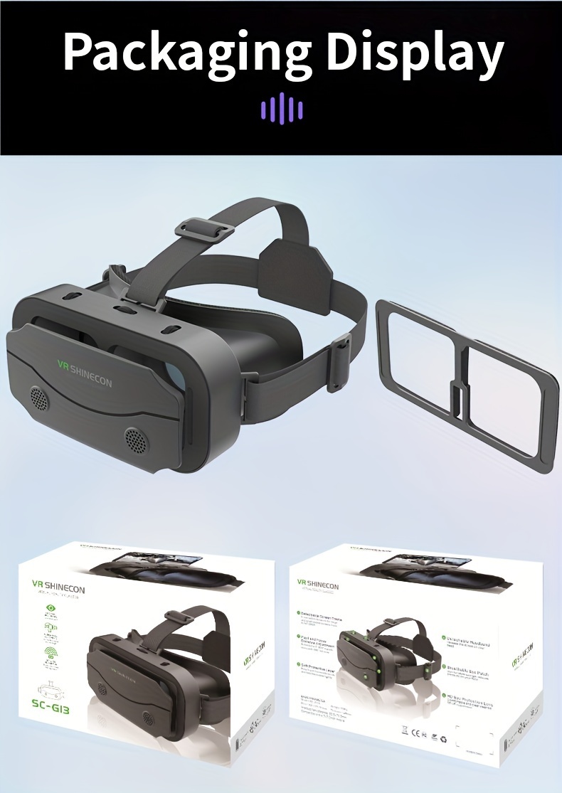 Gafas Vr Teléfono Móvil Casco Máquina Juego Realidad Virtual - Temu