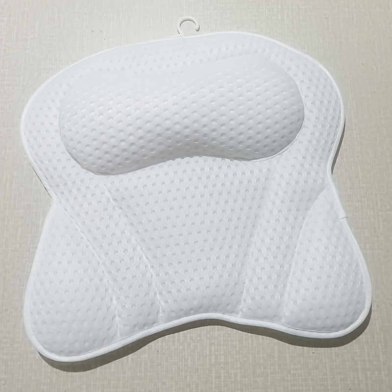 Bath Pillows For Tub White Breathable Bathtub Spa Pillow - Temu