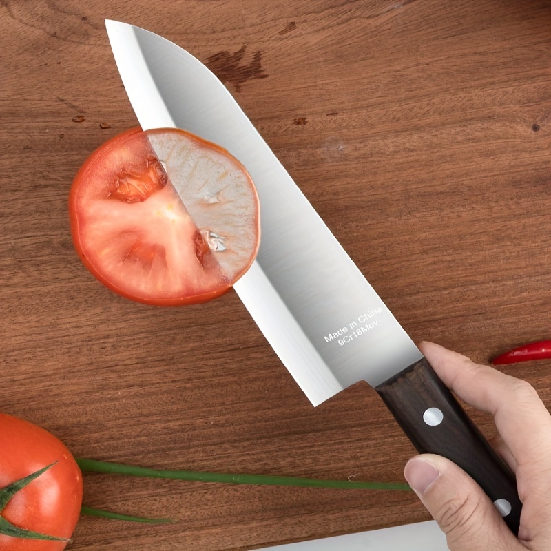 1pc Household Kitchen Knife Stainless Steel Meat - Temu