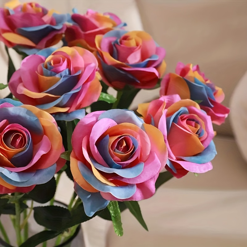 Rosa eterna Multicolor Arcoiris + Chocolate