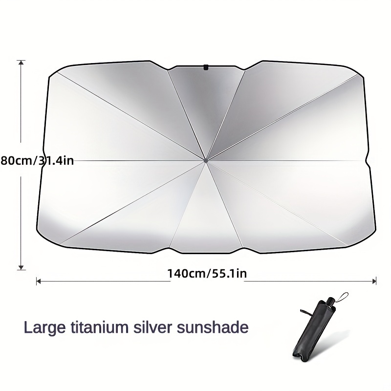 1 Stück Auto sonnenschutz regenschirm Manuelles - Temu Austria