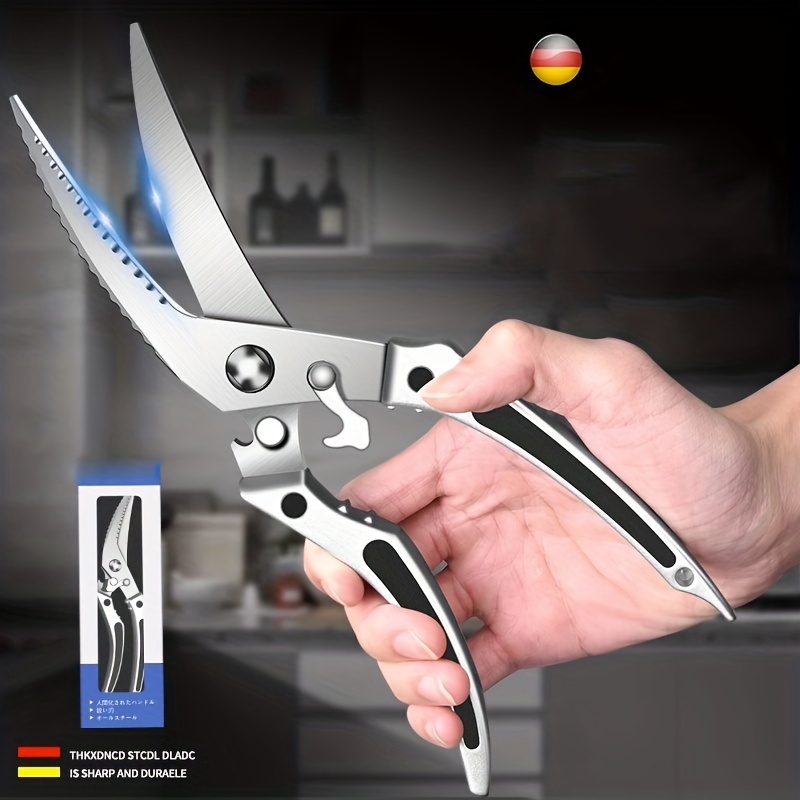 Kitchen Poultry Shears Multi purpose Sharp Stainless Steel - Temu