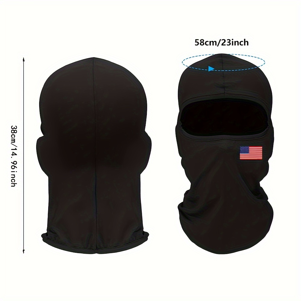 1 Máscara Facial Balaclava Hombres Mujeres Protección Uv - Temu