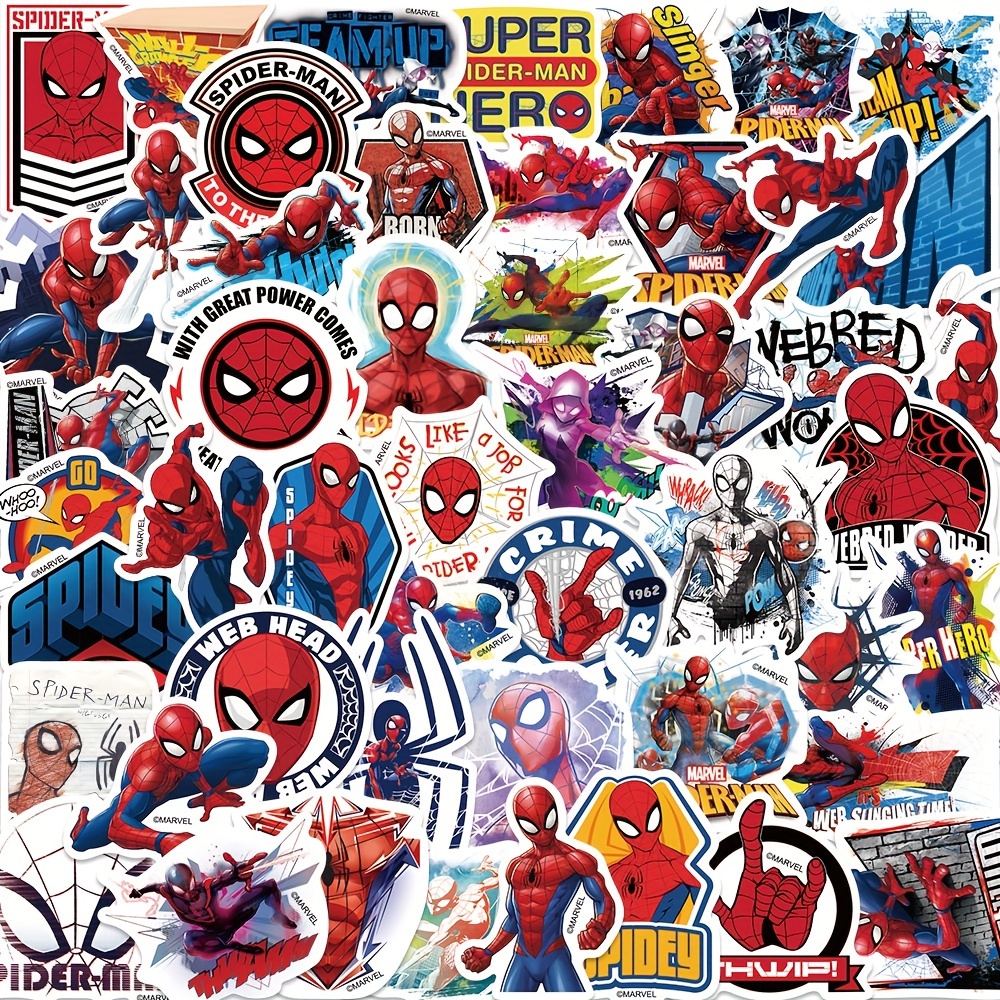 Spider-Man: Comics Badge Mural - Officially Licensed Marvel Removable