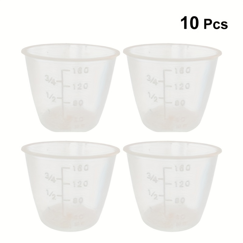 Useful 10 Pcs Food Grade Plastic Rice Measuring Cup Rice Cooker