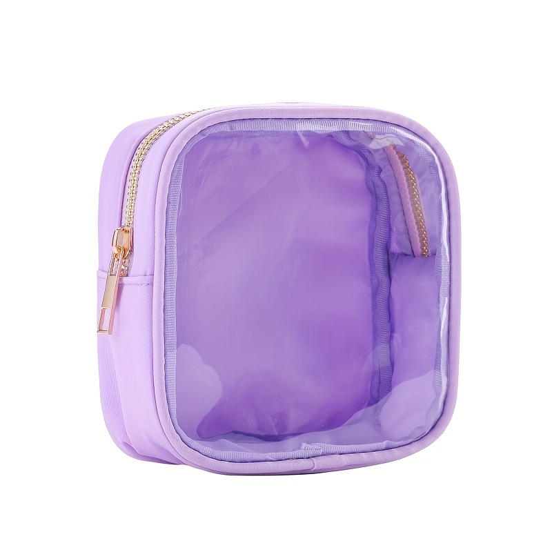 Mini Clear Square Bag With Small Pouch