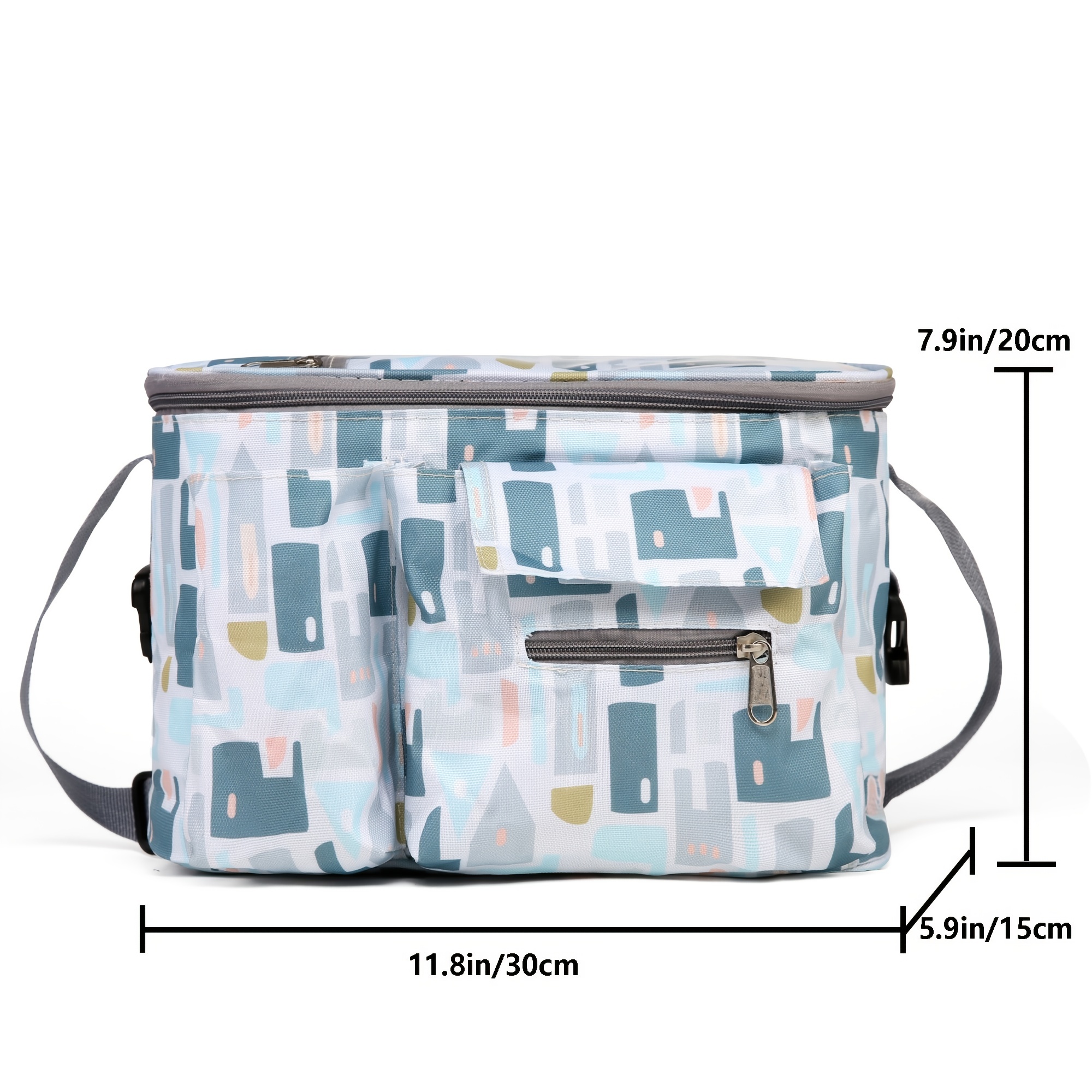 Insulated Lunch Bag For Women/men, Reusable Lunch Box For Office Work  School Picnic Beach, Leakproof Freezable Cooler Bag With Adjustable  Shoulder Strap For Teens/adult - Temu