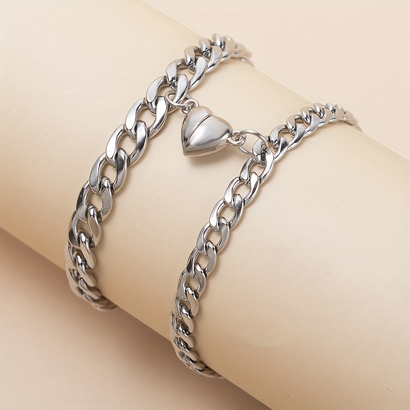 Silver Lockit Beads Bracelet, Silver and Blue Polyester Cord - Categories