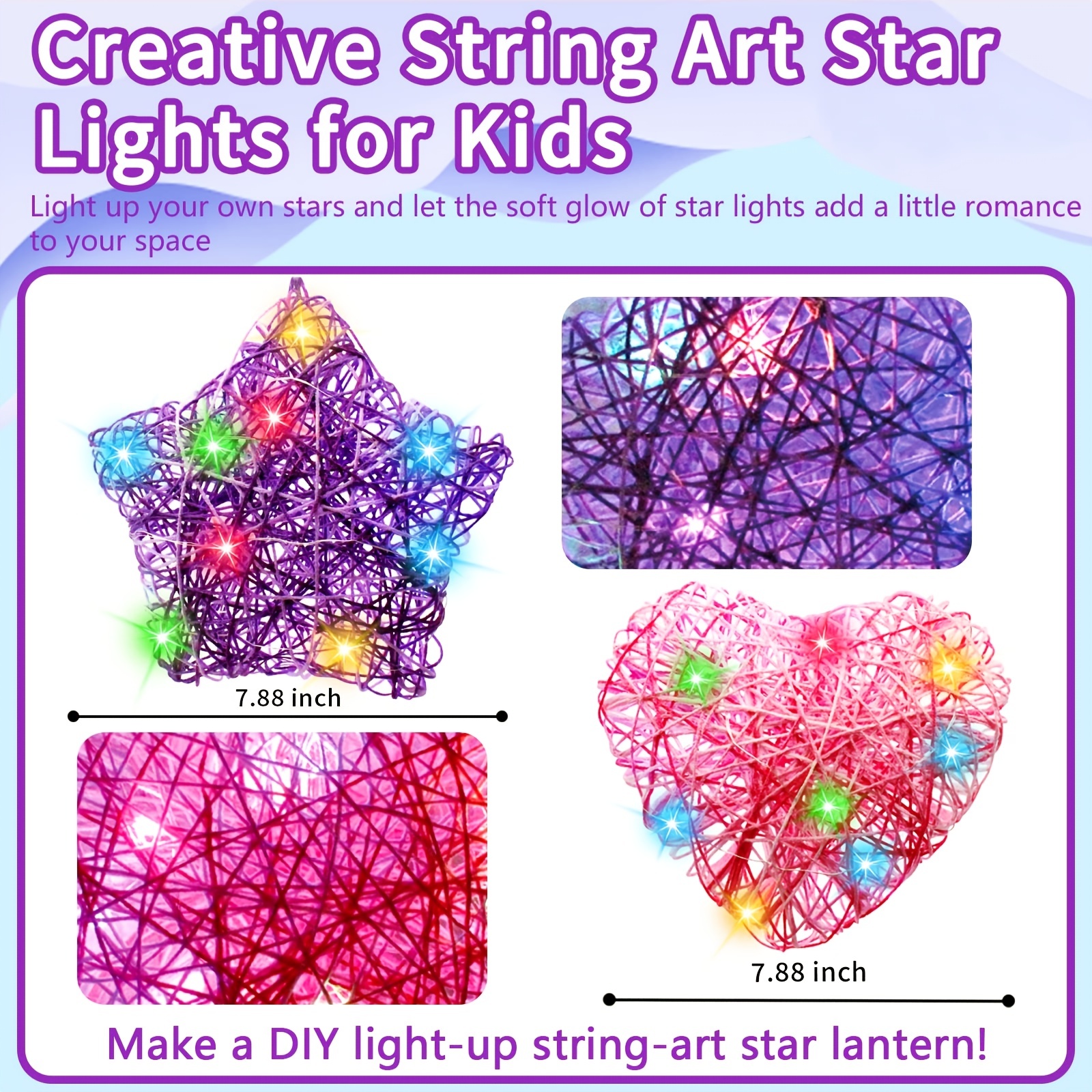 3D String Art Teen Girls Gifts 8-12 Year Old Girl Toys, Crafts for
