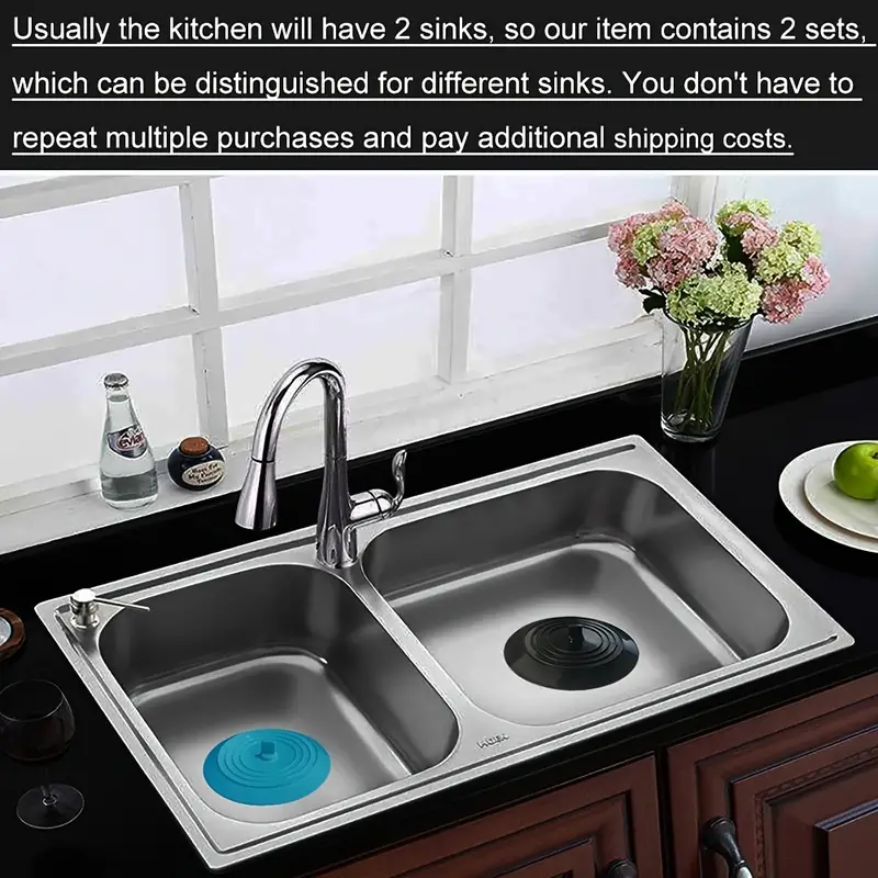 Kitchen Sink Strainer Stopper Kit Universal Silicone Sink - Temu
