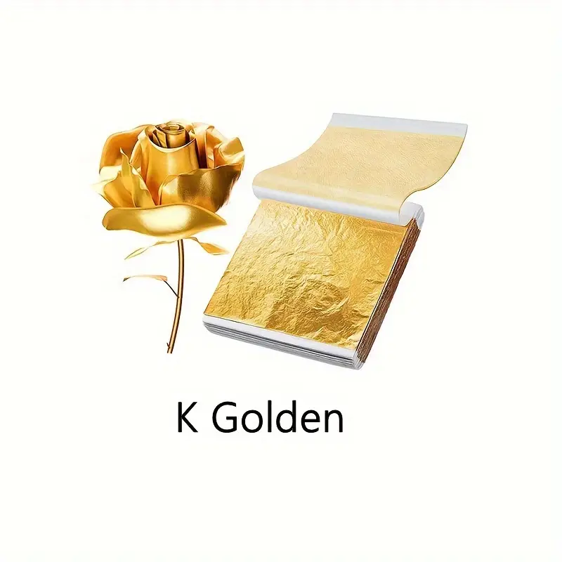 Decorating Gold Leaf Sheets - 3 3/8 inch, Edible - 1 Pack - 23 Sheets