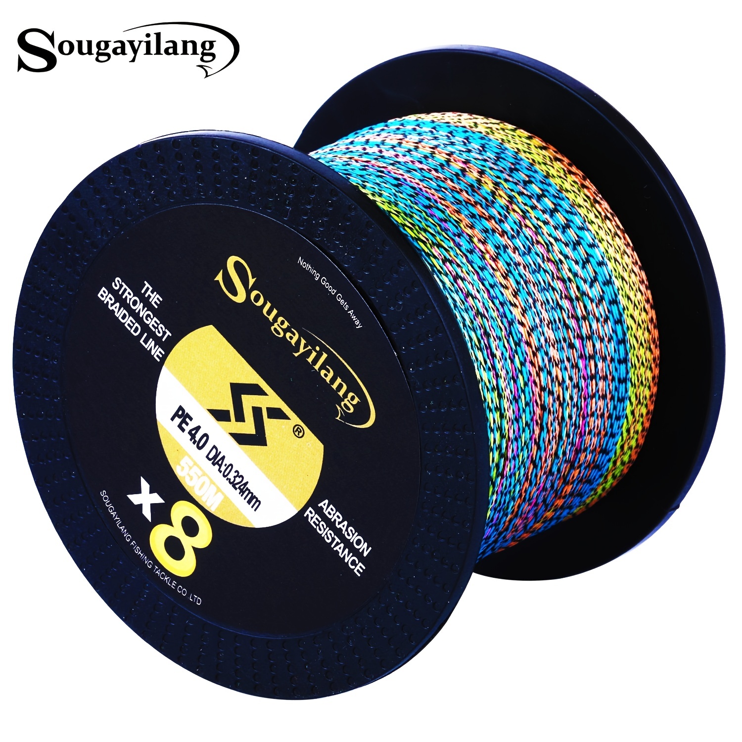 Sougayilang 8 Strands Speckle Pe Braided Fishing Line Strong
