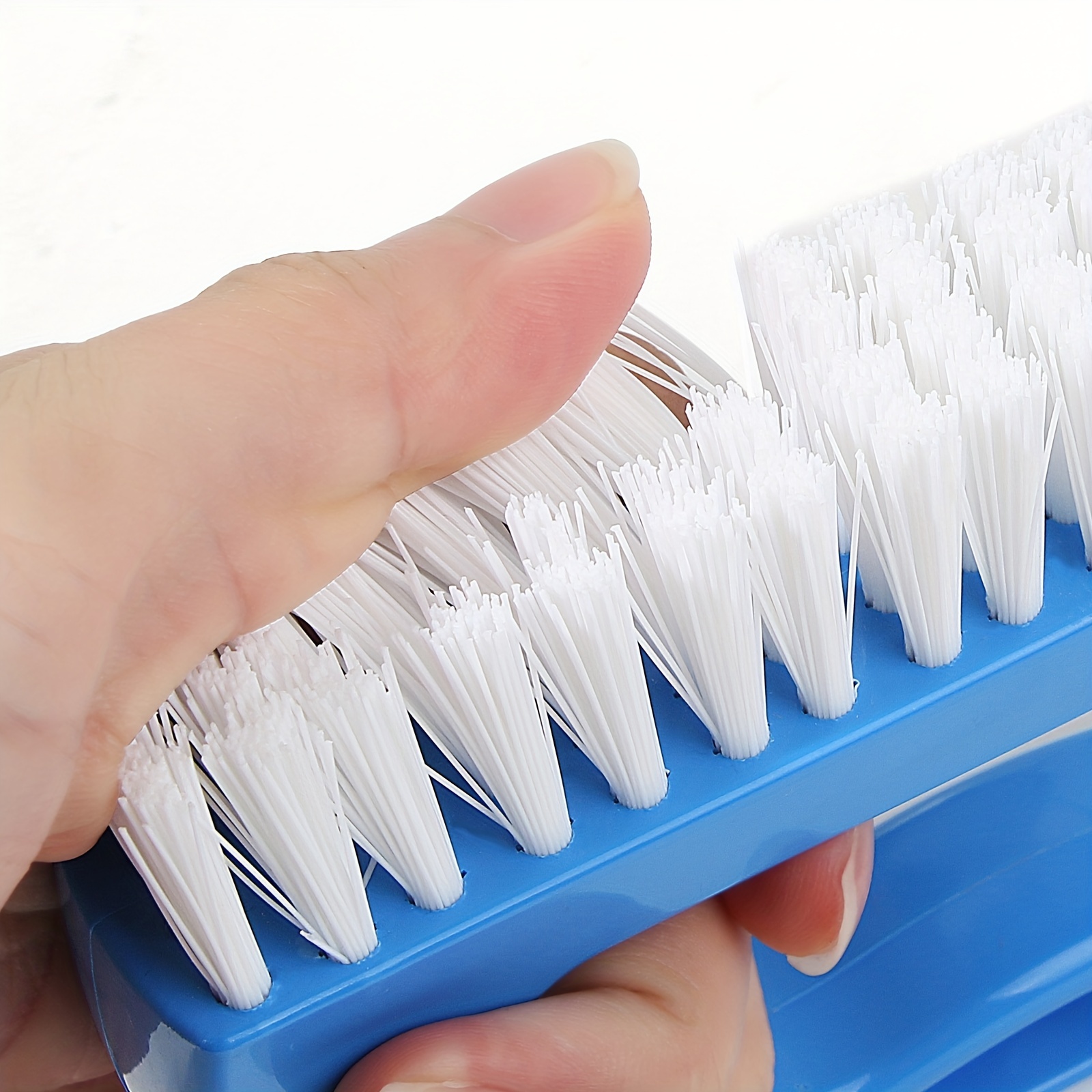 Voegenborstel à joints à manche long, brosse à récurer à poils durs pour le  nettoyage